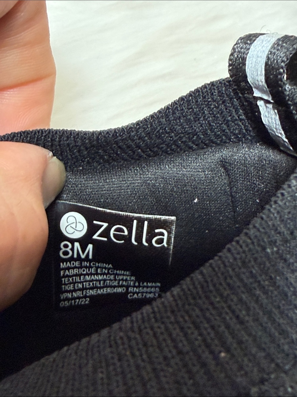 Zella Ortholite Black Casual Slip On Sneakers - Picture 10 of 10